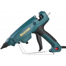 Пистолет KRAFTOOL 06843-300-12 "PRO" термоклеящ, электр, двухкомп корпус, регулятор темп, выход клея 1,5 кг/час, d=12мм, 300Вт 